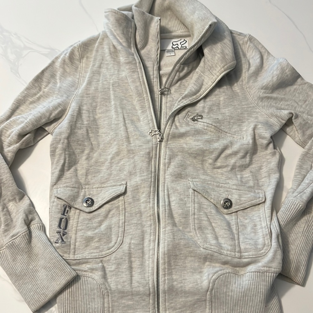 Fox Racing zip up jacket in size large
